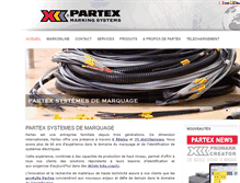 Tablet Screenshot of partex.fr