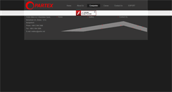 Desktop Screenshot of partex.net
