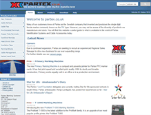 Tablet Screenshot of partex.co.uk