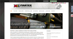 Desktop Screenshot of partex.se